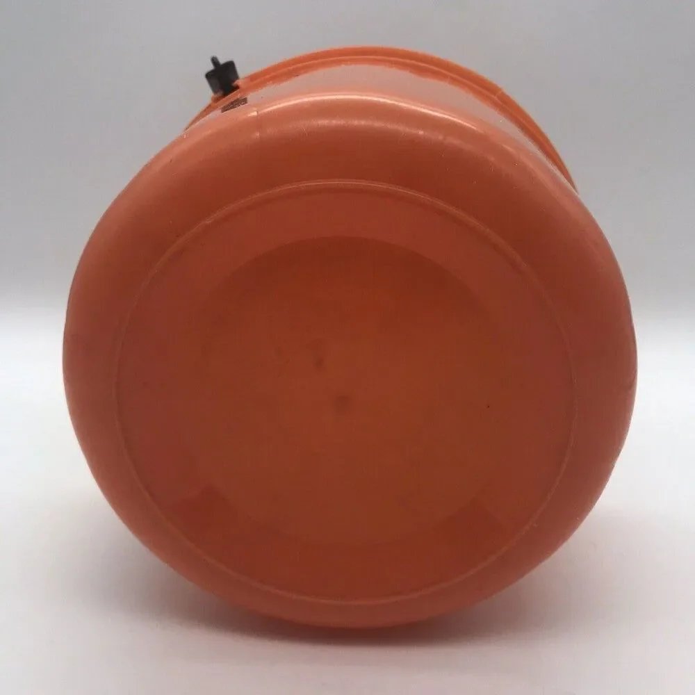 Vintage Plastic McBoo Jack O'Lantern Candy Bucket Pumpkin Trick Or Treat Pail